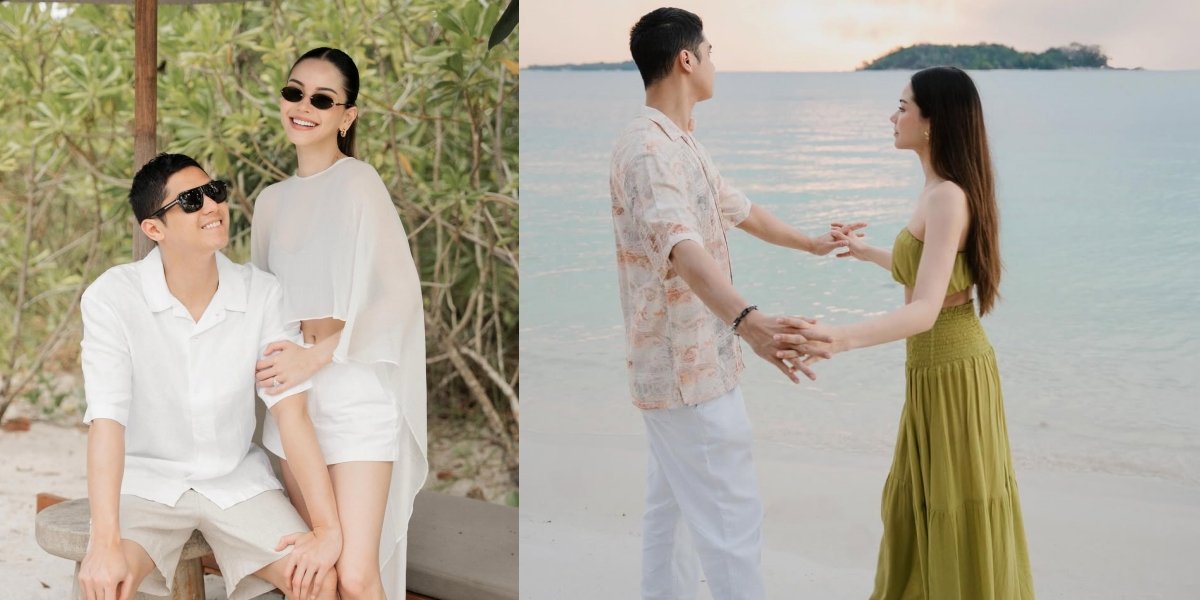 7 Photos of Alyssa Daguise and Al Ghazali Having a Relaxed Prewedding in Belitung Island, the Bride-to-be's Aura Shines Even More!