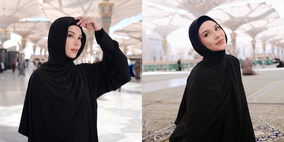 7 Portraits of Alyssa Daguise Performing Umrah, Finding Peace in Madinah - Stunningly Beautiful in a Hijab