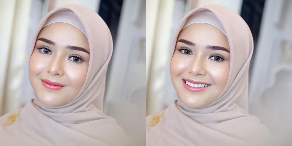 7 Portraits of Amanda Manopo Wearing Hijab and Gamis in the Month of Ramadan, Her Beautiful Charm Makes Peaceful