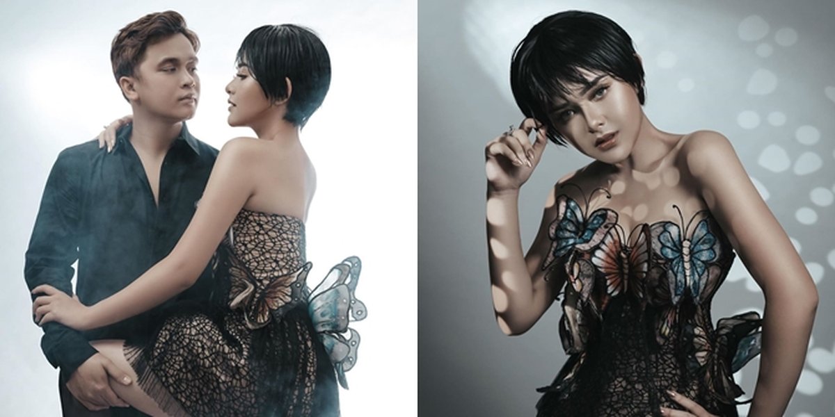  7 Portraits of Amanda Manopo in Butterfly Dresses, Intimate with Billy Syahputra - Beautiful Like a Fairy