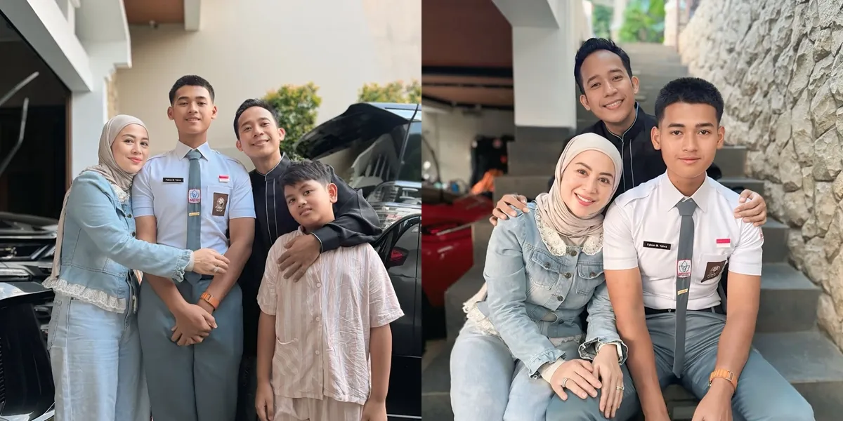 7 Photos of Denny Cagur's Child Participating in the National Paskibraka Candidate Verification Representing Banten Province, Tall and Sturdy - Widely Praised