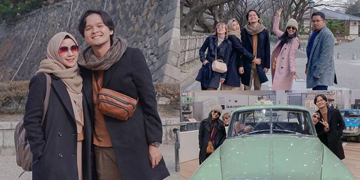 7 Photos of Anisa Rahma in Japan with Husband, Compact and Romantic