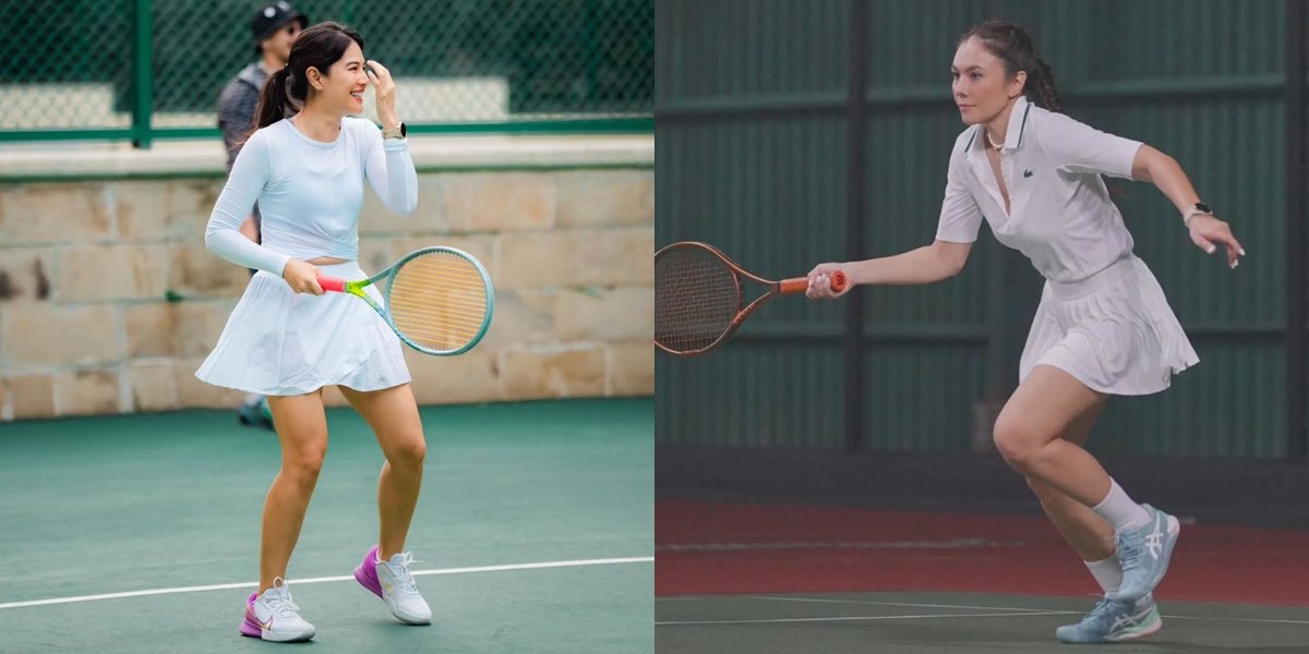 7 Photos of Beautiful Artists Playing Tennis, Still Stunning Despite Sweating - An Inspiration for Healthy Living