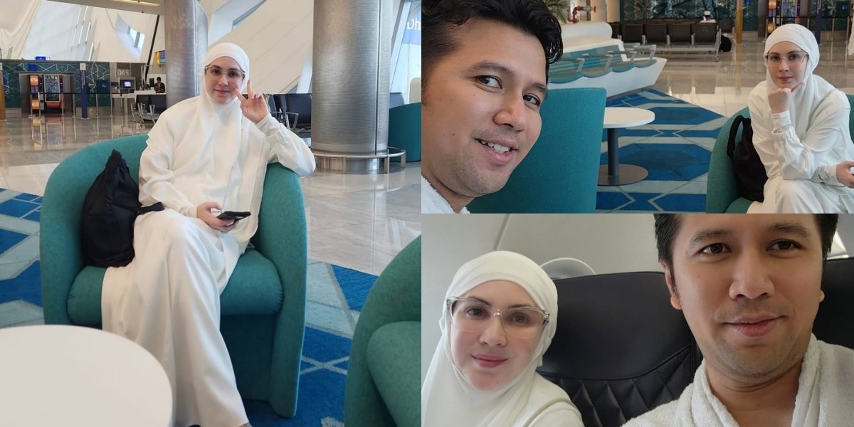 7 Photos of Arumi Bachsin and Emil Dardak Departing for Umrah Together, Not Taking Their Child - Please Pray for the Smoothness of Their Worship