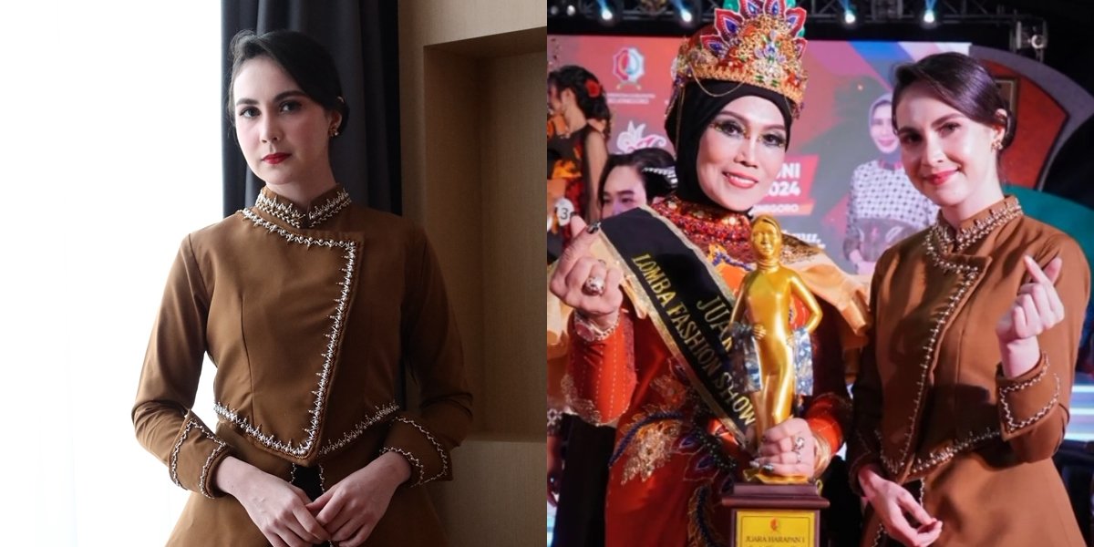 7 Portraits of Arumi Bachsin as a Fashion Show Judge in Bojonegoro, Equally Cool as the Participants