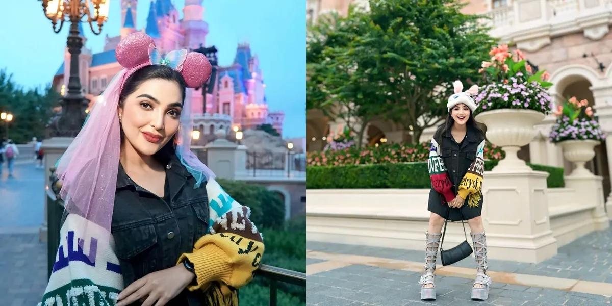 7 Photos of Ashanty at Disneyland, No Problem if Called a Less Happy Childhood - Mentioned Parenting