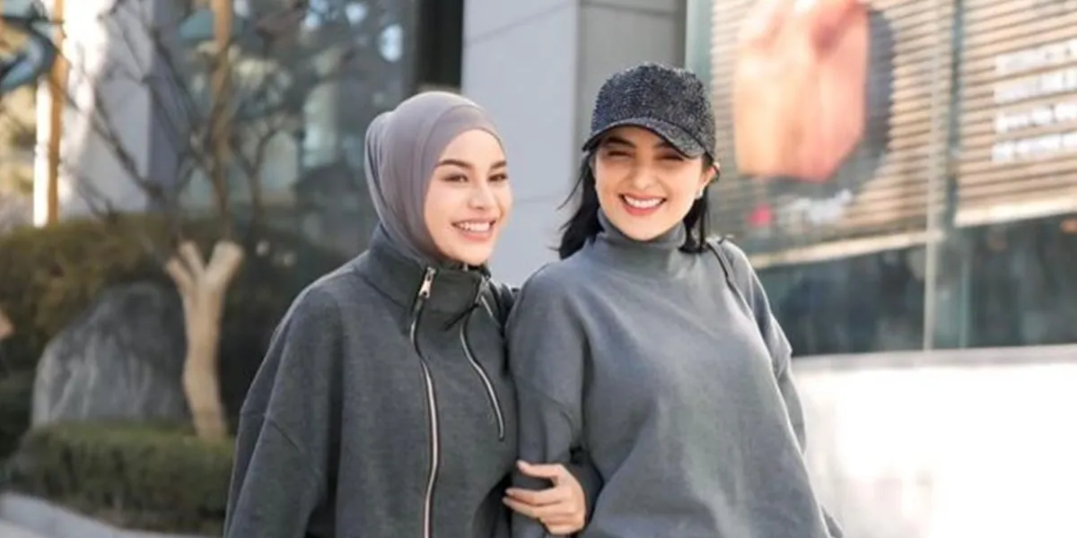 7 Photos of Ashanty Traveling to Korea with Aurel Hermansyah, Close Like Besties