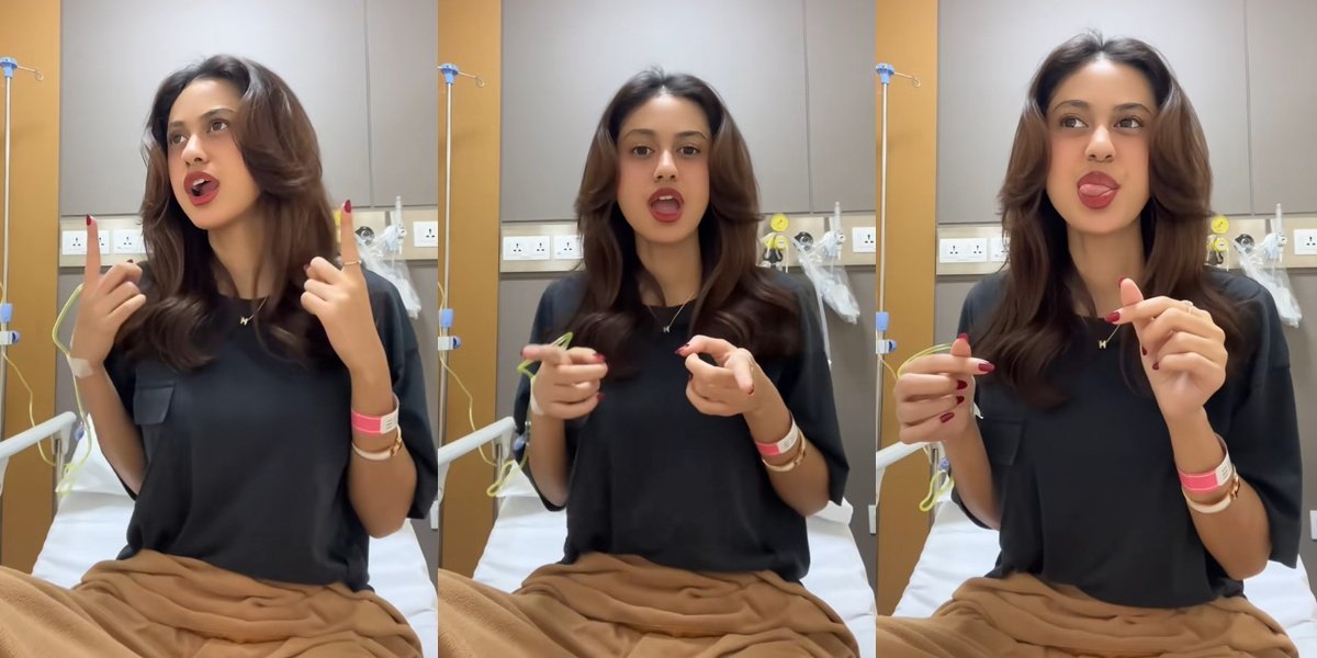 7 Photos of Asila Maisa Having Fun and Being Playful Despite Having an IV, Eliciting Various Reactions