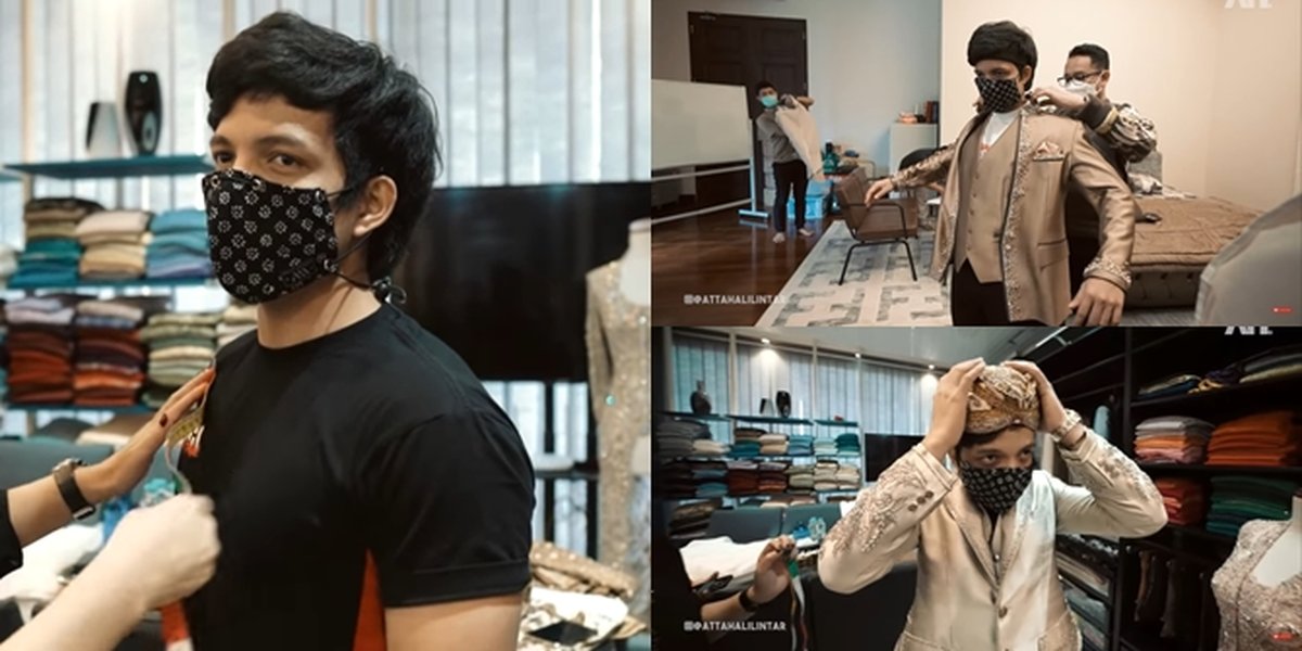 7 Portraits of Atta Halilintar Fitting Clothes Without Aurel Hermansyah, Revealing Luxury Outfits for Engagement - Wedding Ceremony