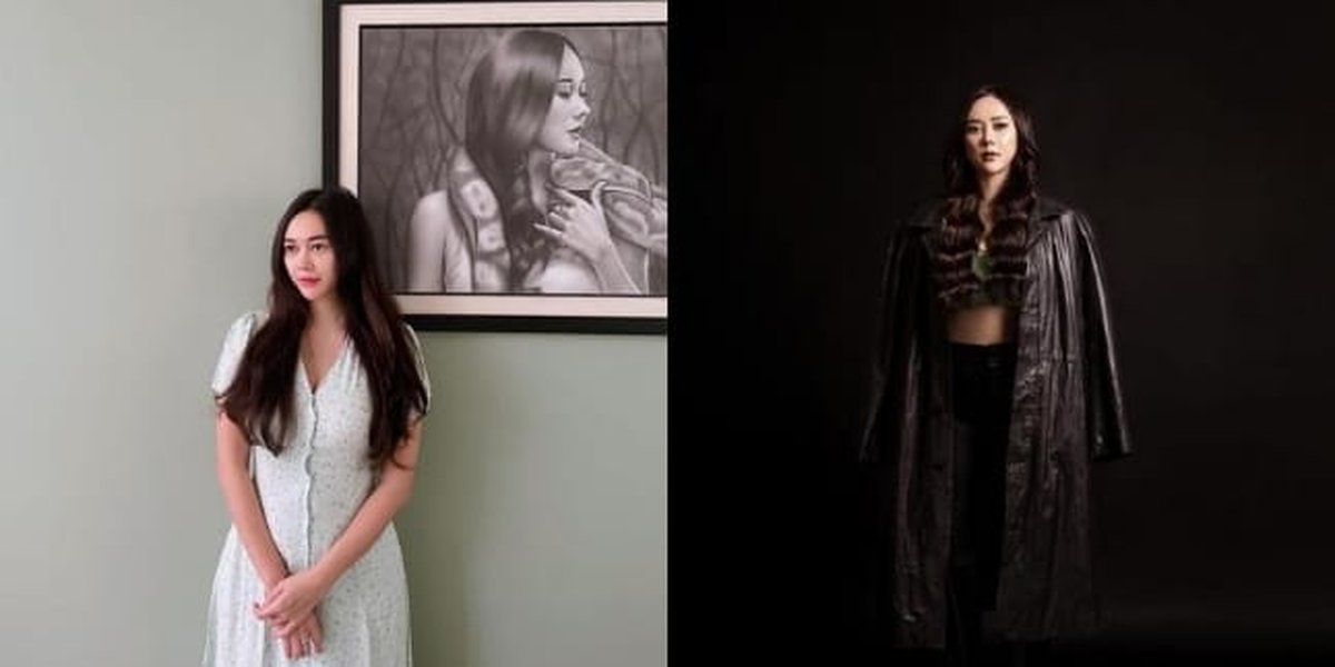 7 Stunning Portraits of Aura Kasih with Beautiful Long Hair