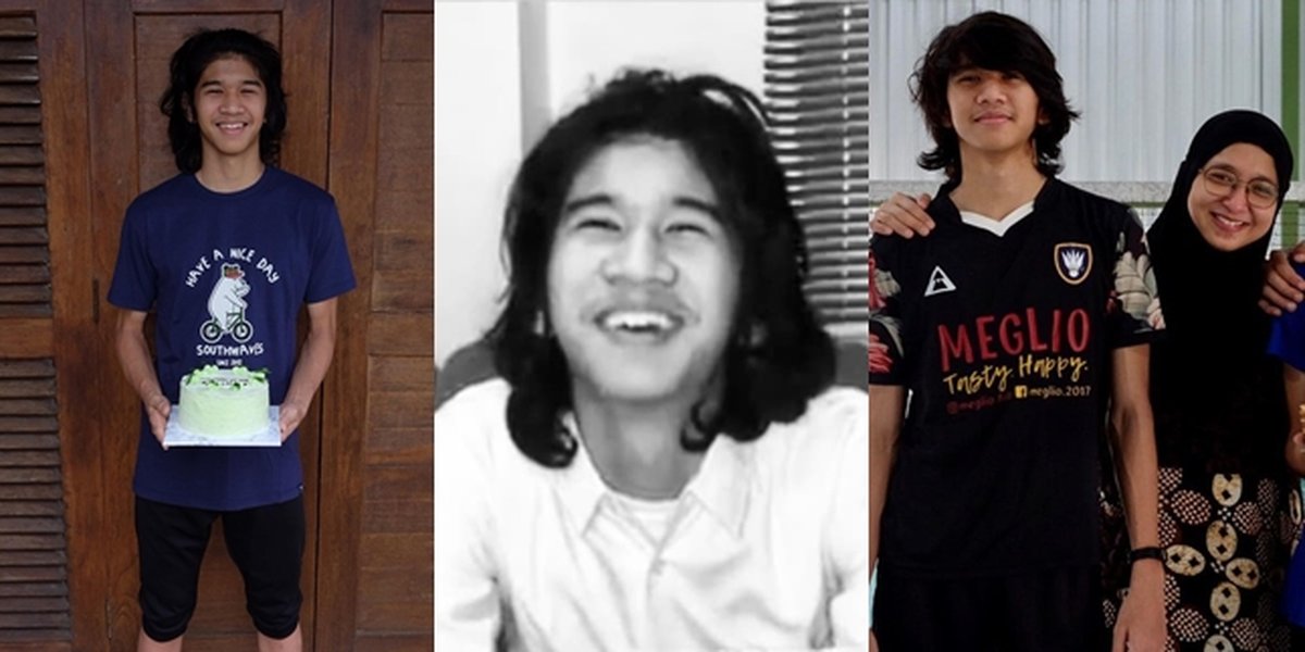 7 Portraits of Ayman Putra, the Youngest Ambassador of Sheila On 7, who is now a Teenager, Looking Handsome at 16 Years Old - His Charming Long Hair