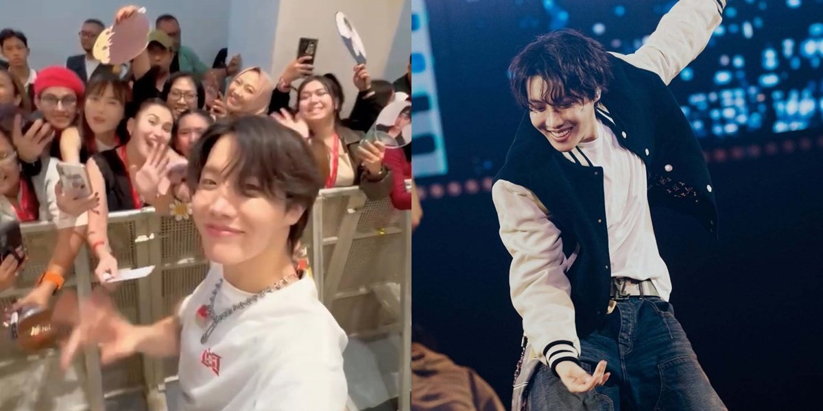 7 Photos of Ayu Ting Ting and Bilqis Watching J-Hope's Concert, So Happy to be Noticed by Their Bias They Cried