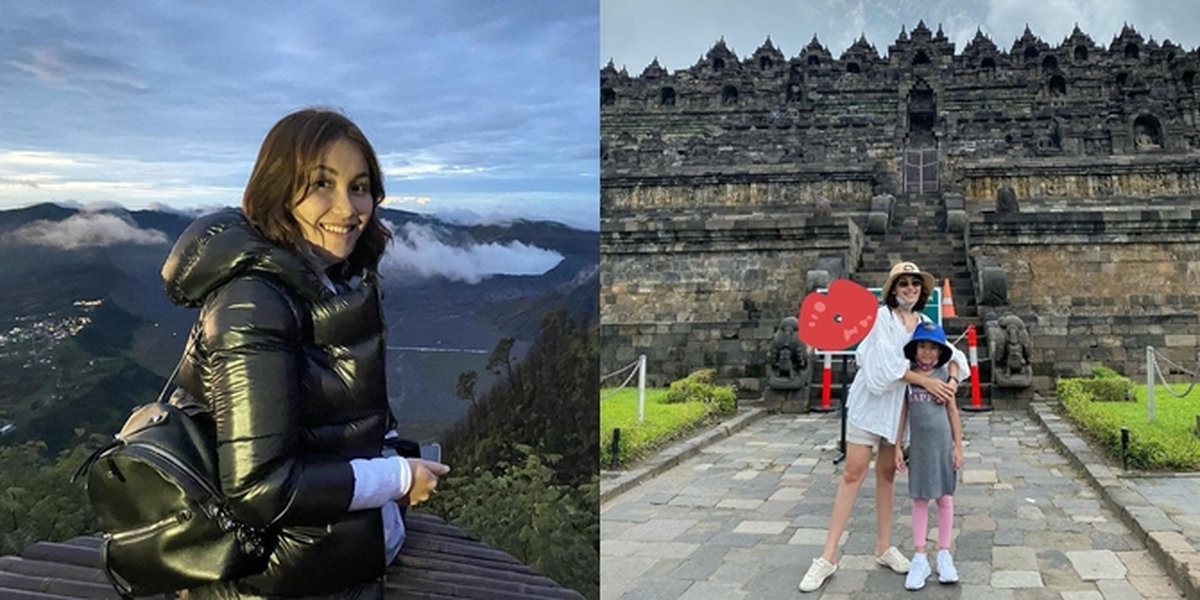 7 Portraits of Ayu Ting Ting's Vacation to Magelang - Mount Bromo After Canceling the Wedding, Bringing a Group of 1 Bus - Spreading Happy Smiles