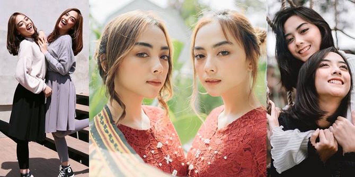 7 Portraits of Azel, Rizky Febian's Girlfriend, with Her Twin, Beautiful & Difficult to Distinguish