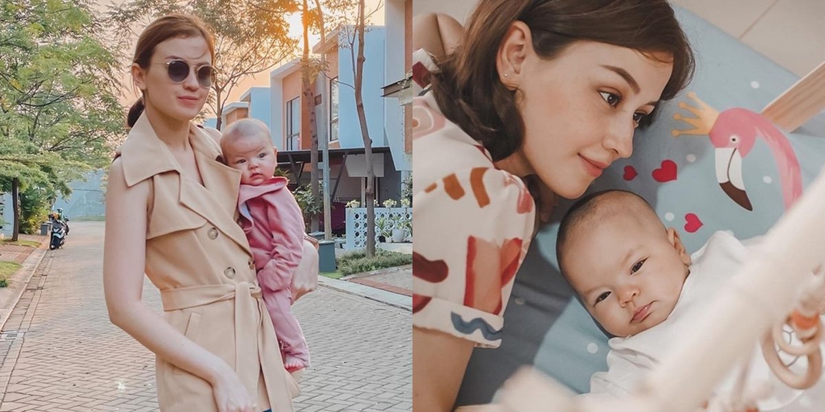 7 Portraits of Baby Aisyah, Kimberly Ryder's Daughter with Beautiful Eyes, Netizens Say She Looks Like Wearing Contact Lenses