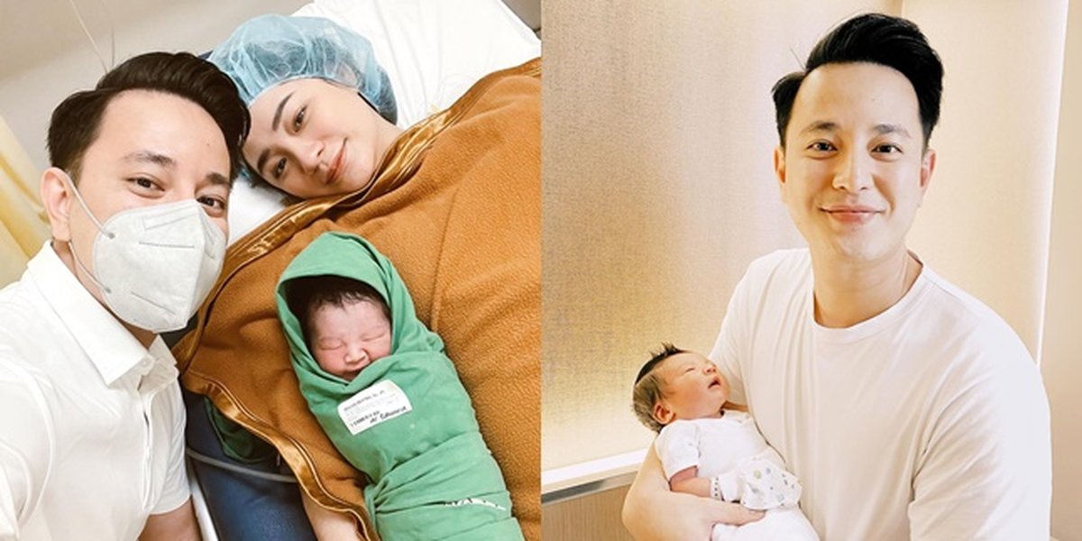7 Portraits of Baby Pierce, Billy Davidson's Newborn Son, His Handsome Hairstyle and Face Becomes the Spotlight