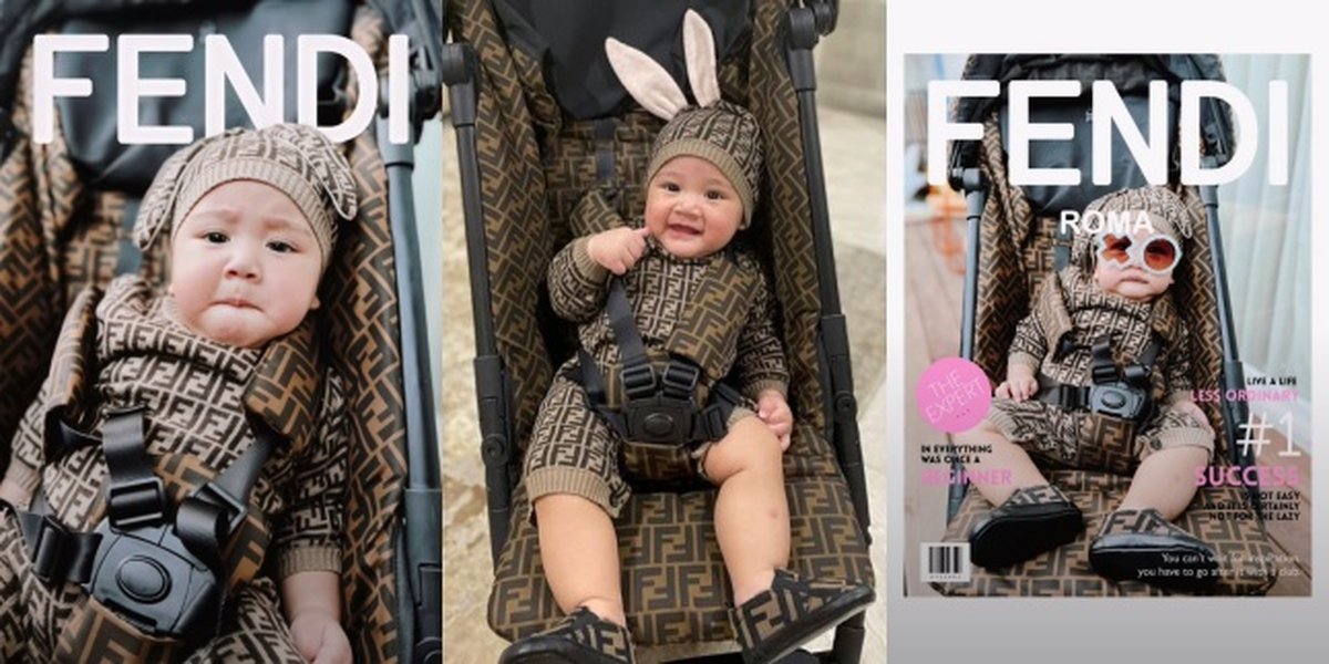 7 Pictures of Baby Rayyanza Joining Fendi Challenge Wearing OOTD Worth 60 Million Rupiah, Netizens Can Only Feel Sorry: Entertaining My Wallet