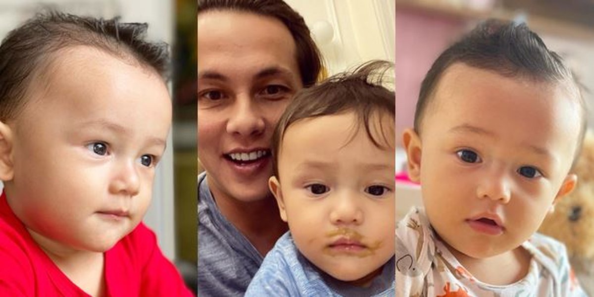 7 Portraits of Baby Saka, Ussy Sulistiawaty and Andhika Pratama's Son, who is Getting Handsome, Dubbed as a Copy of His Father - Starting to Be Aware of the Camera