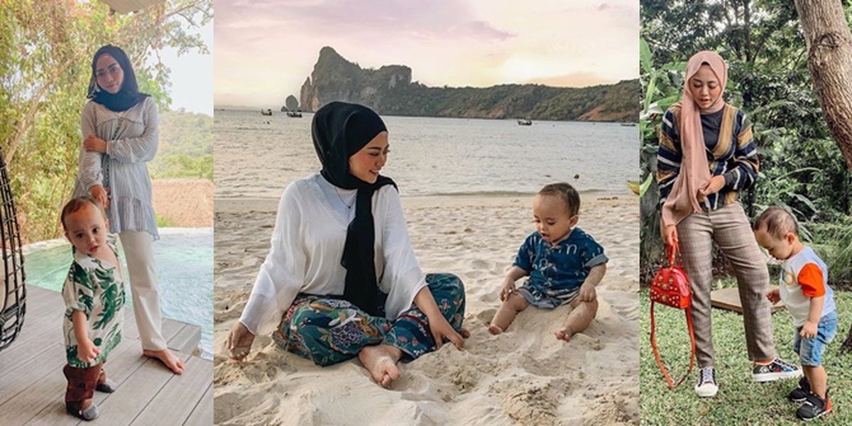 7 Happy Moments of Rachel Vennya with Her Child, Full of Love