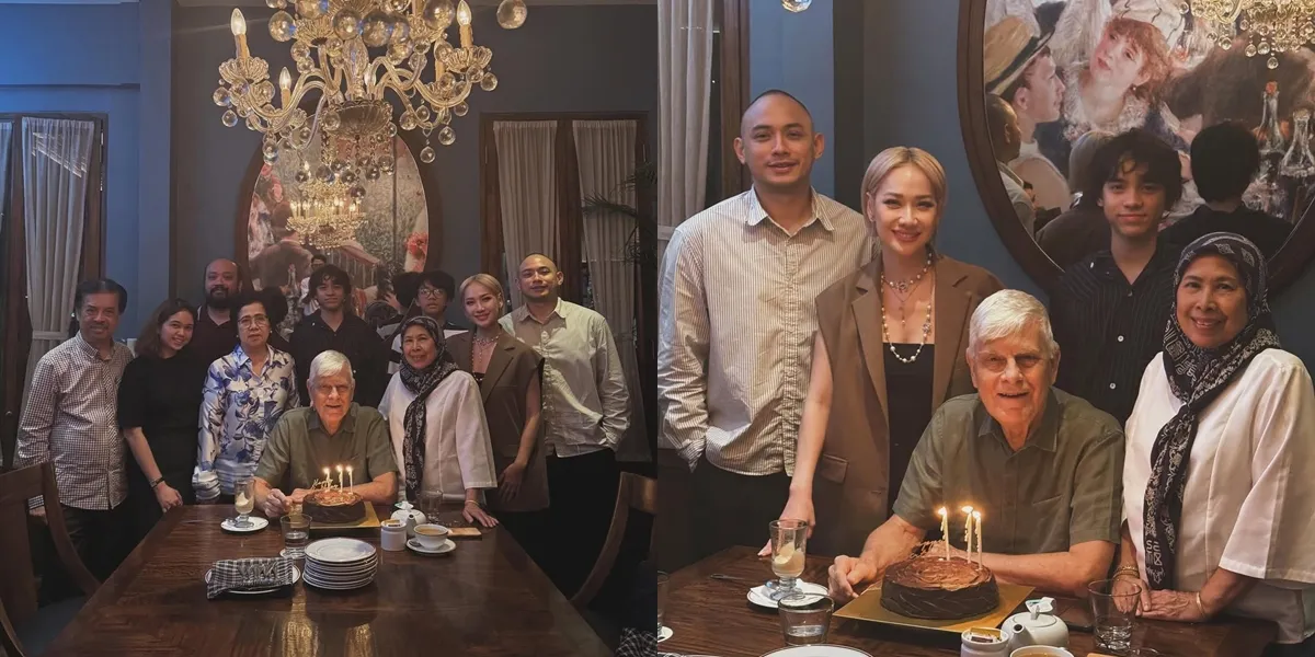 7 Photos of Bunga Citra Lestari Celebrating Ashraf Sinclair's Father's Birthday in Jakarta, Tiko Aryawardhana Also Attended 