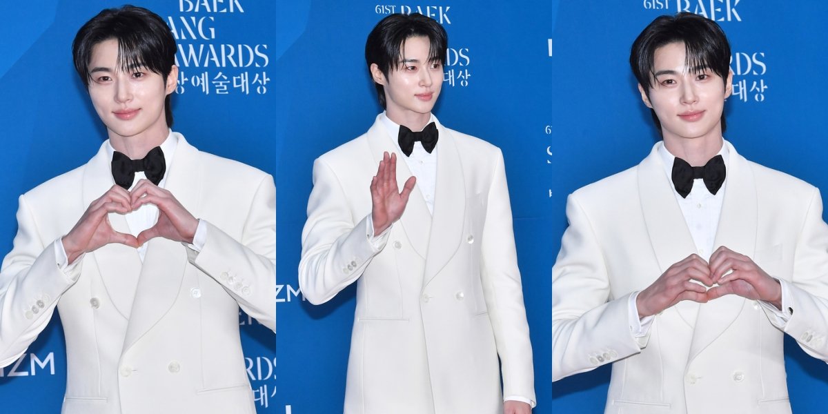 7 Photos of Byeon Woo Seok on the Red Carpet at the 2025 Baeksang Arts Awards, Handsome in a White Tuxedo - Feels Like Proposing Marriage