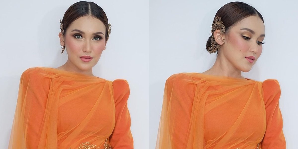 7 Beautiful Portraits of Ayu Ting Ting in Orange Outfits in the Latest Photoshoot, Praised by Netizens: Gorgeous and Flawless!