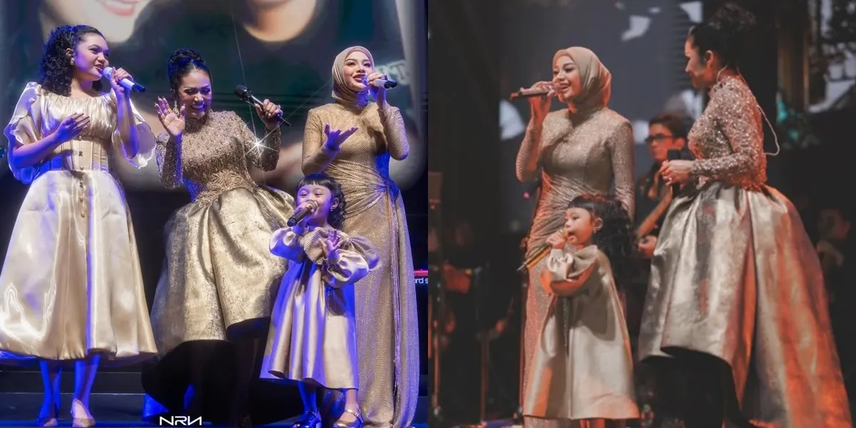 7 Beautiful Photos of Kris Dayanti Successfully Holding a Concert with Her Children and Grandchildren, Singing Together Across 3 Generations