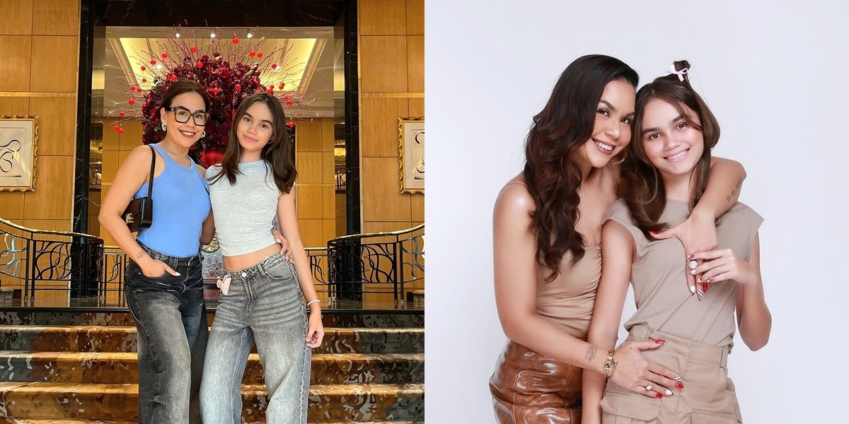 7 Photos of Chloe, Melanie Ricardo's Eldest Daughter, Who Just Turned 13, Almost As Tall as Her Mother - Beautiful Like a Model