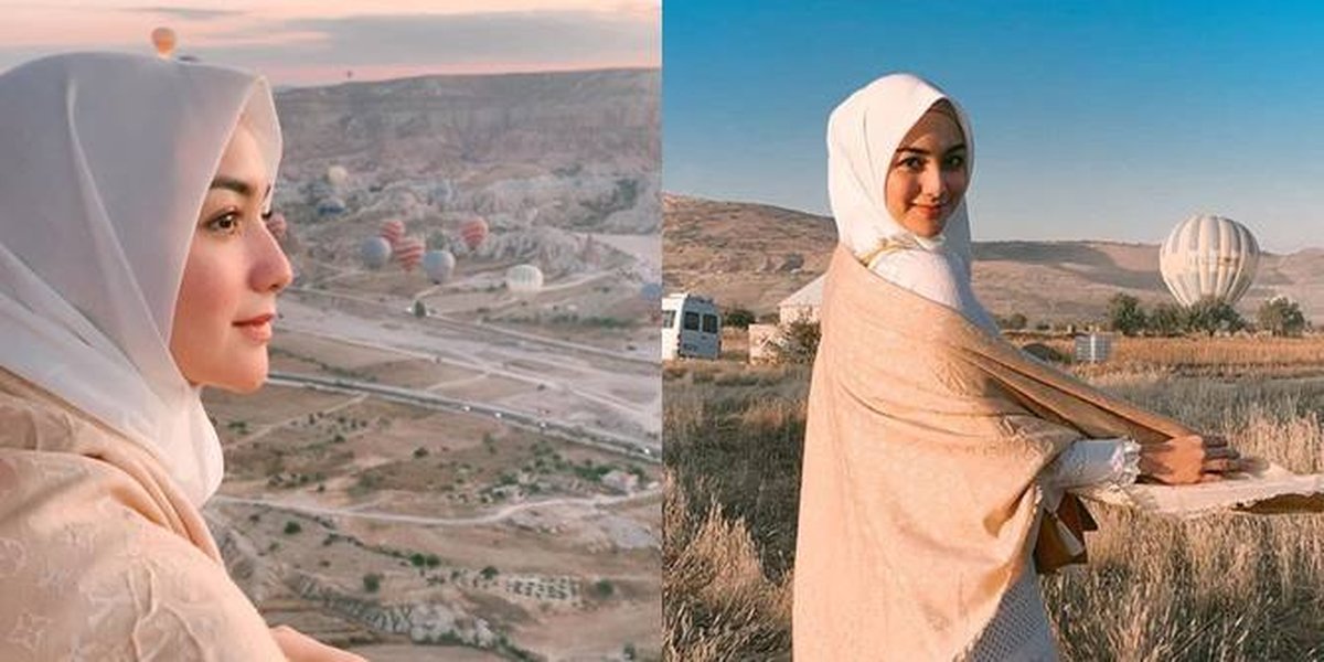 7 Portraits of Citra Kirana on Vacation in Turkey, Her Beauty Shines Even Brighter