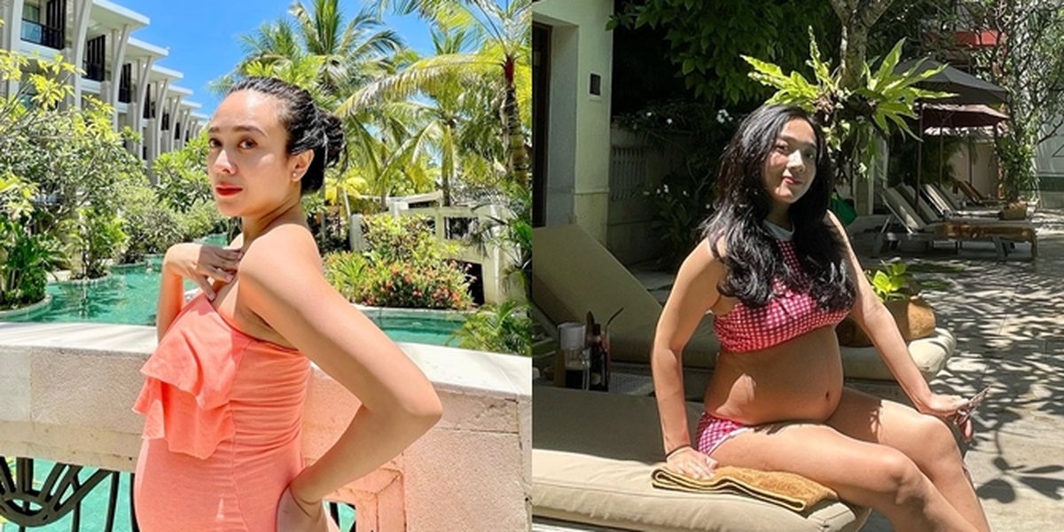7 Portraits of Dea Ananda Wearing a Bikini During Pregnancy, Still Confident Despite Armpits Decorated with Black Lines - Even Amused by Netizens Reminding about Aurat