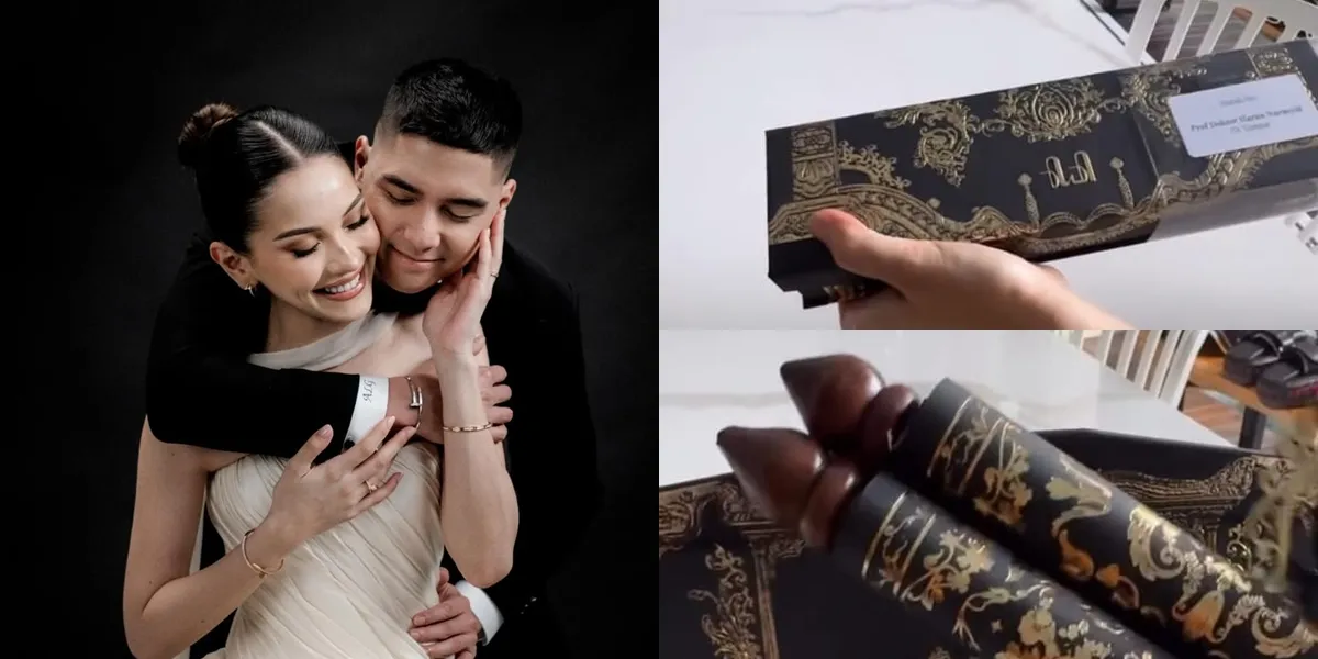 7 Detailed Photos of the Ngunduh Mantu Invitation for Al Ghazali and Alyssa Daguise, Date Revealed - Held at JICC