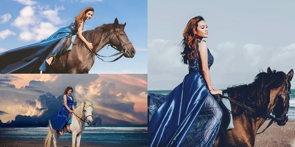 7 Epic Photos of Ashanty and Aurel Hermansyah Riding Horses on the Beach, Like Tough Princesses - Flooded with Praise