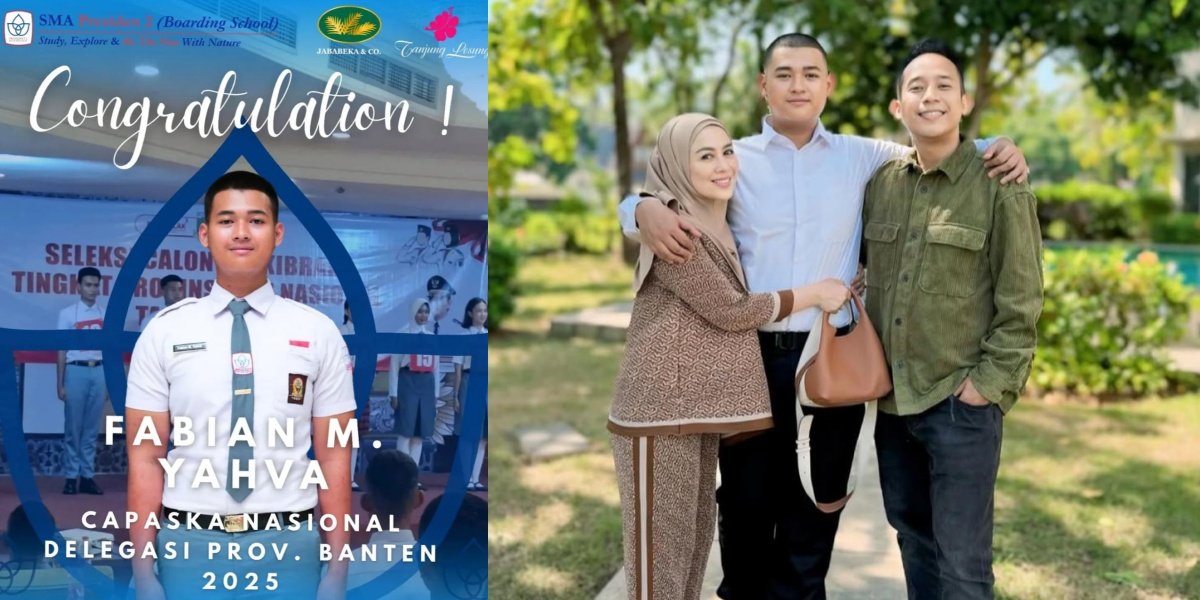 7 Portraits of Fabian, Denny Cagur's Son, as a Candidate for the National Paskibraka 2025