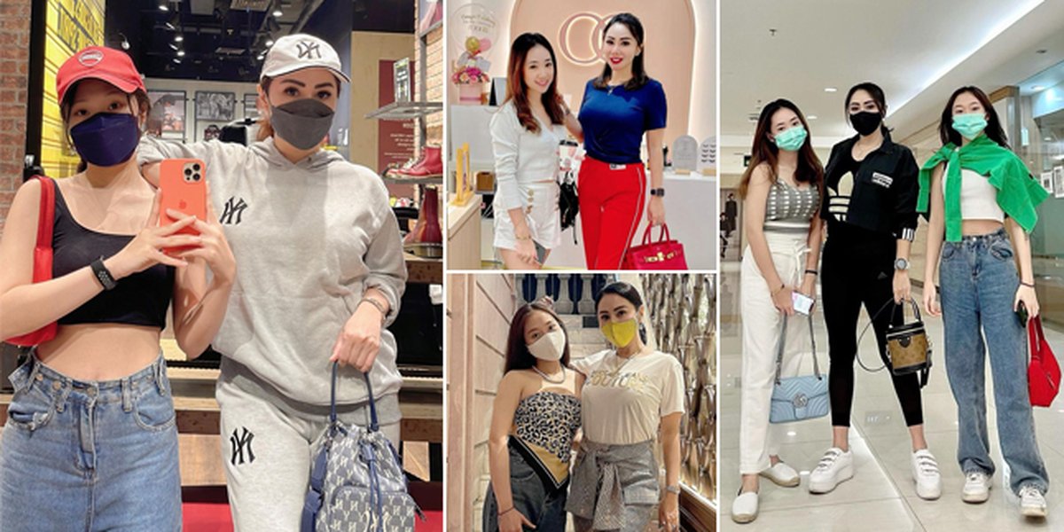 7 Photos of Femmy Permatasari Shopping Accompanied by Her Daughter, Netizens Say They Look Like Siblings