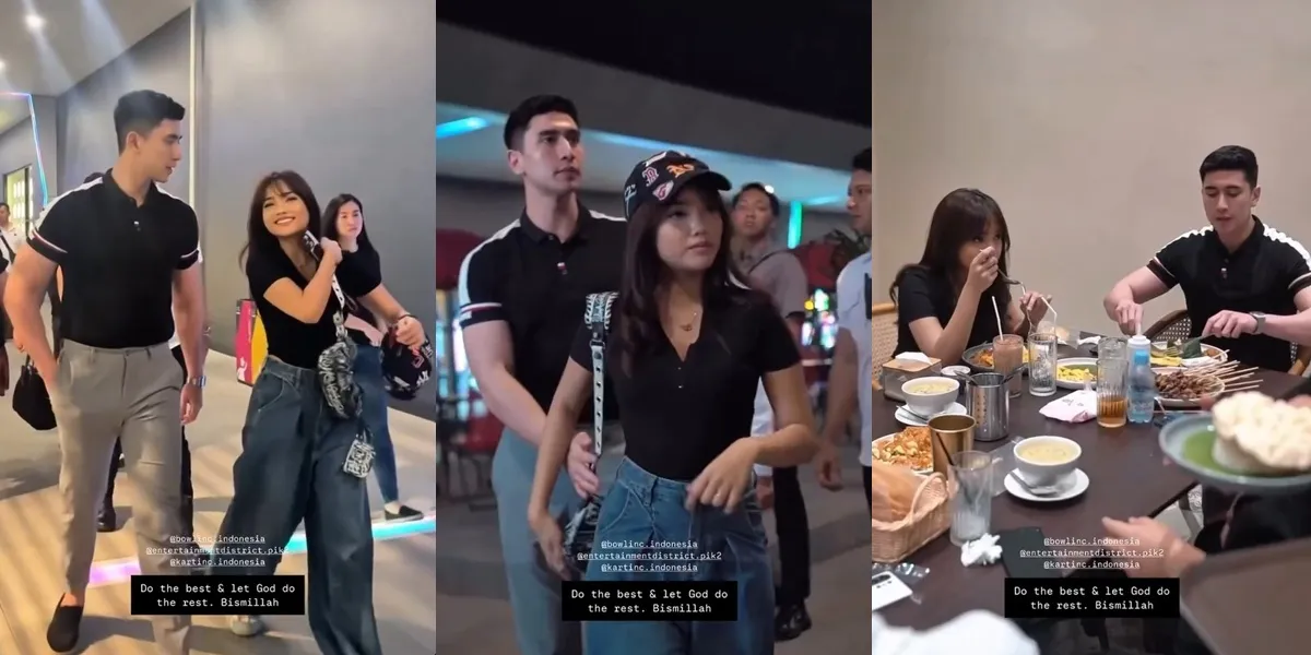 7 Photos of Fuji and Verrell Bramasta Quality Time, Dinner Together Before Gokart Date