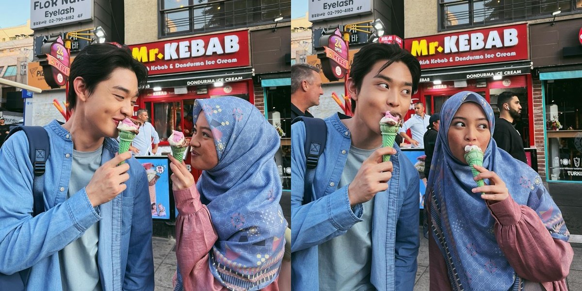 7 Portraits of Gabriel Prince and Yoriko Angeline Romantic Ice Cream Eating, Not Meant to Be, the Wall is Too High