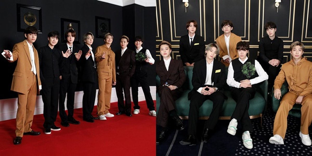 BTS Guys Go Cool in Louis Vuitton for Grammys 2021 Red Carpet: Photo  4532735, 2021 Grammys, BTS, Grammys Photos