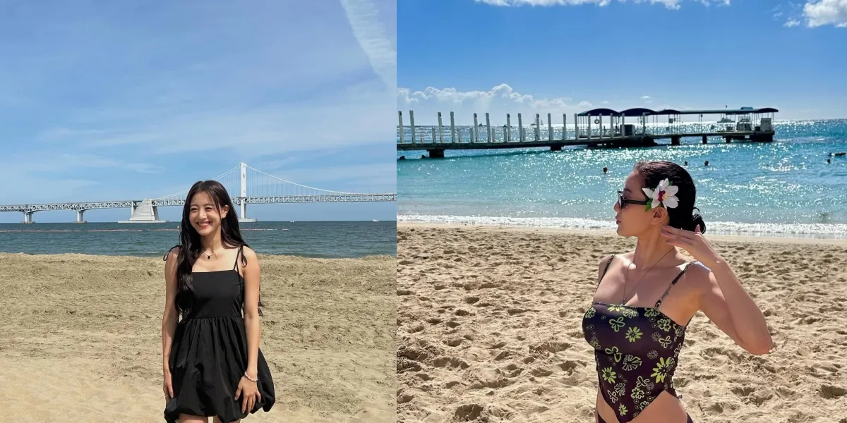7 Casual Style Photos of Jihyo TWICE at the Beach, Her Beautiful Face Makes You Swoon