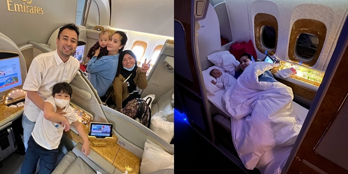 7 Portraits of Nagita Slavina's Family Style When Flying First Class to Italy, Rayyanza Sitting Alone Becomes the Spotlight - OOTD Total Almost Rp300 Million