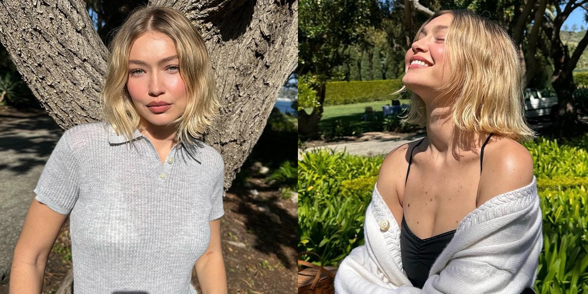 7 Photos of Gigi Hadid with Short Hair, Looking Even More Beautiful and Fresh!