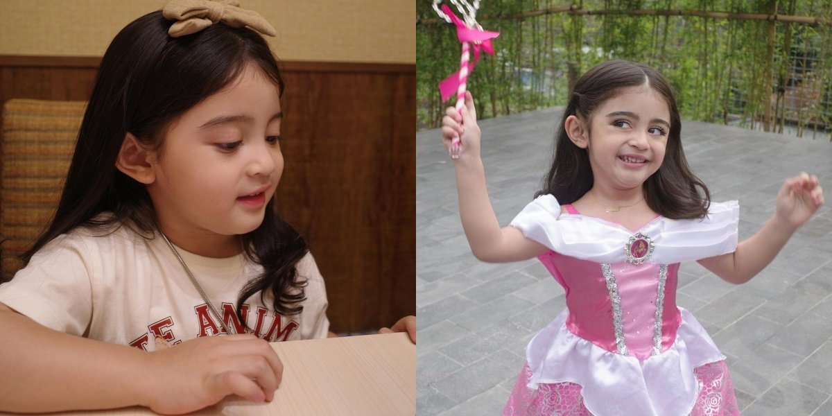 7 Photos of Guzel, Ali Syakieb's Daughter, Who Looks More Beautiful with Long Hair, Nicknamed Living Doll