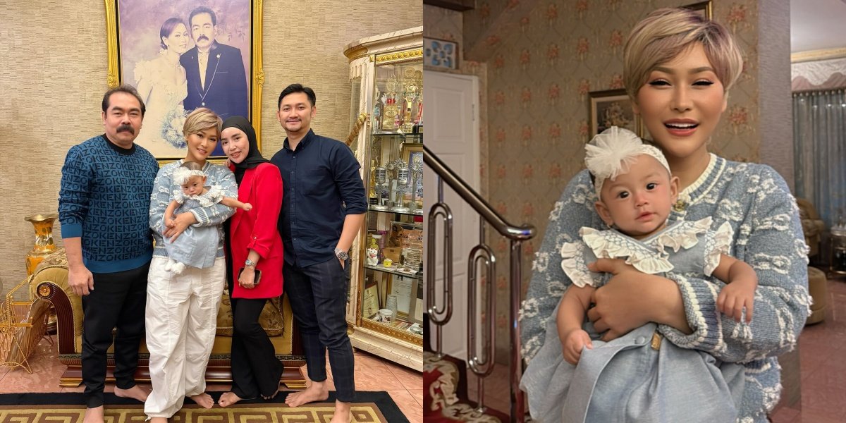 7 Photos of Inul Daratista Meeting Angga Wijaya's Child at Her Home, Baby Anya's Beautiful Face Becomes the Spotlight