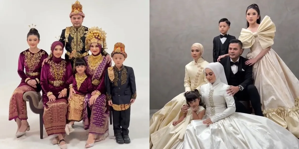 7 Photos of Irish Bella's Family, Featuring a Modern Concept and Aceh Traditional Clothing Requested by Haldy Sabri