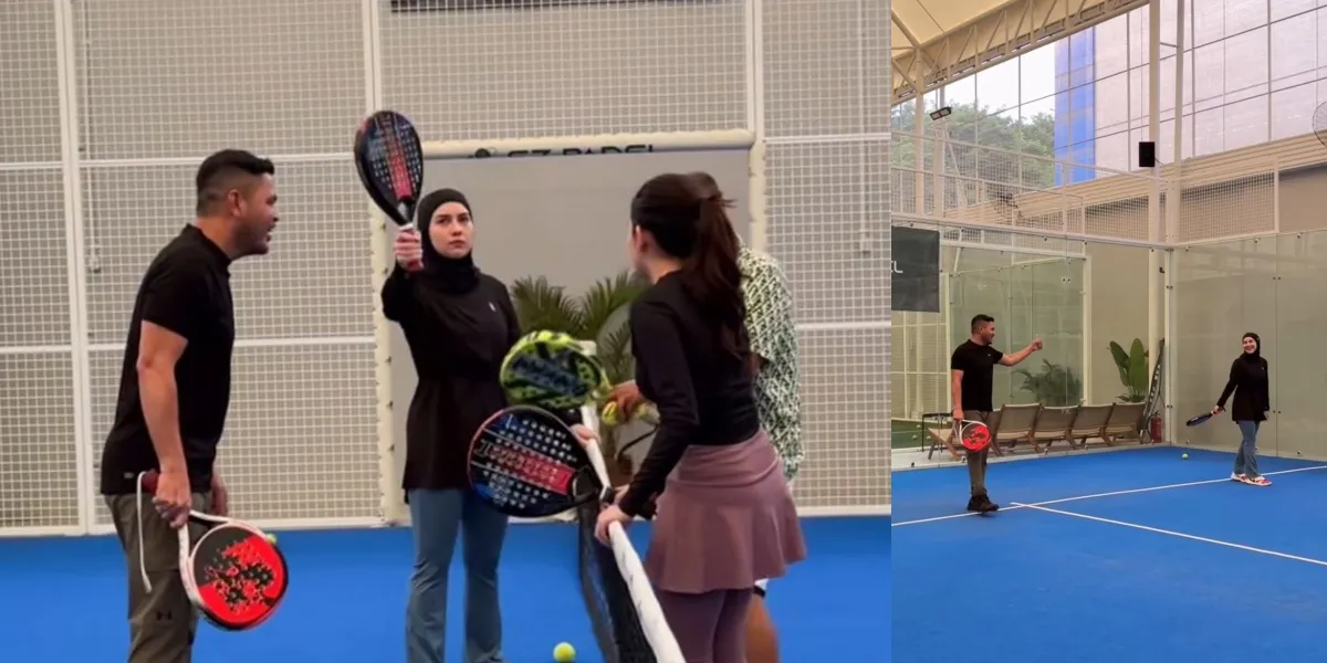 7 Portraits of Irish Bella Full of Spirit Playing Padel with Her Husband and Daughter, Still Beautiful Without Makeup