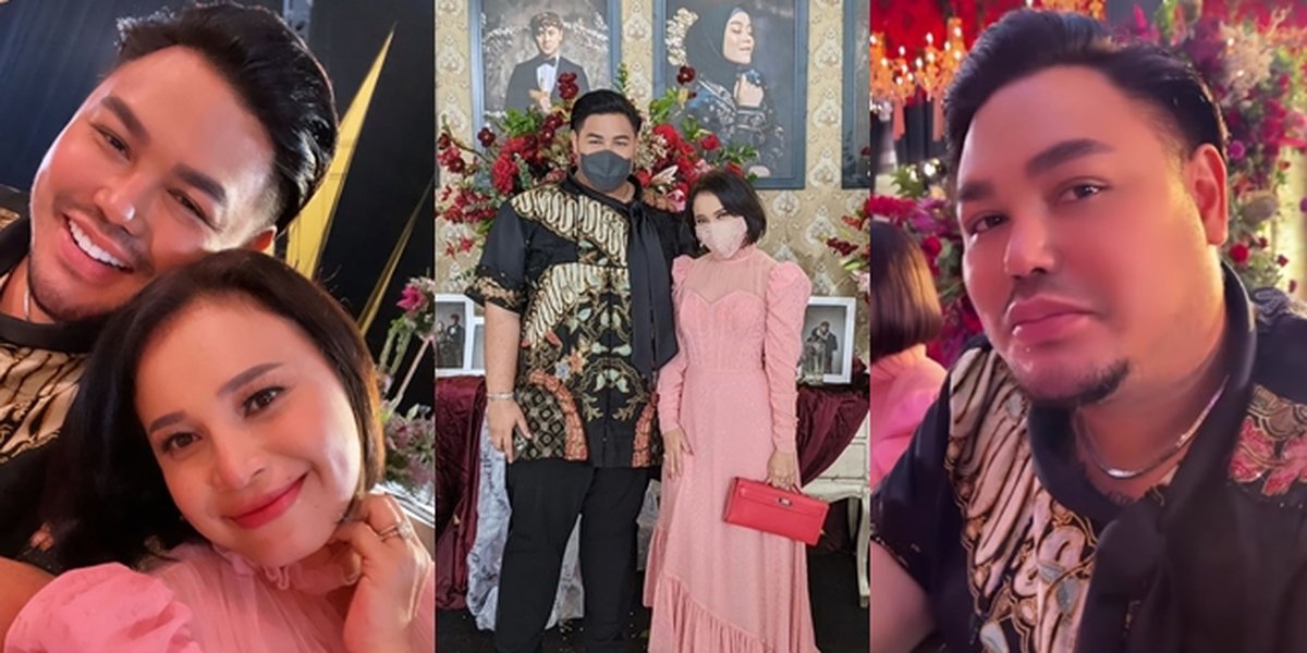 7 Portraits of Ivan Gunawan Attending Lesti and Rizky Billar's Thanksgiving, Partnering with Rossa as a Wedding Guest - Praised for Looking Slim After Losing 18 Kilograms