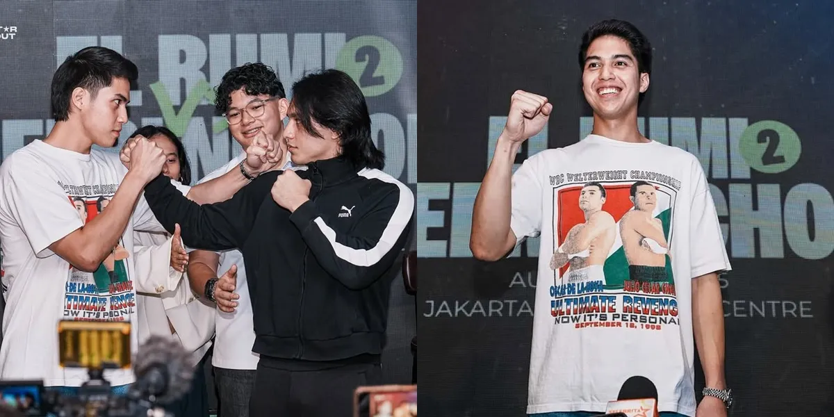 7 Photos of Jefri Nichol Mocking El Rumi Winning Only Because of Points, El Responds Casually: It's Important to Come Home with a Belt