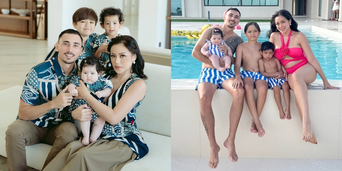 7 Portraits of Jessica Iskandar with Her Three Children, Admits to Being More Patient and Organized as a Mother