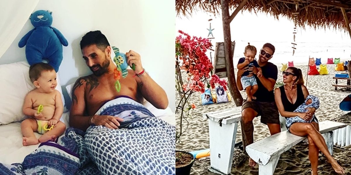 7 Portraits of the Latest News of Gaston Castano, Former Husband of the Late Julia Perez, Now a Hot Daddy with 2 Children - Selling Necklaces in Bali