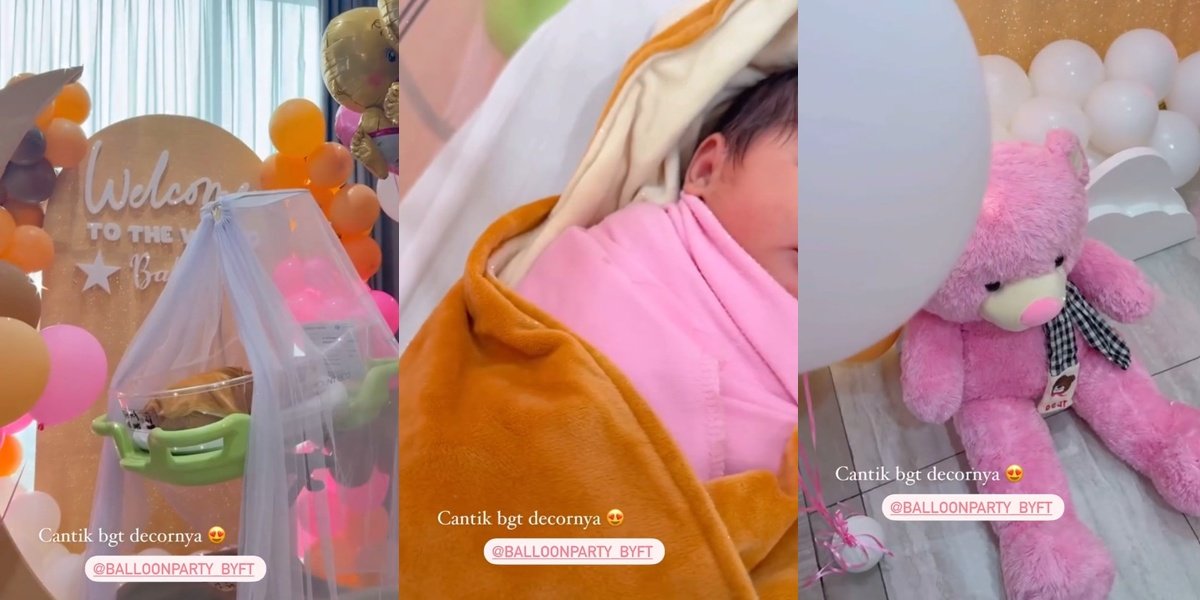 7 Photos of Siti Badriah's Hospital Room Decorated in All Pink, Welcoming the Birth of a Baby Girl Like a Princess