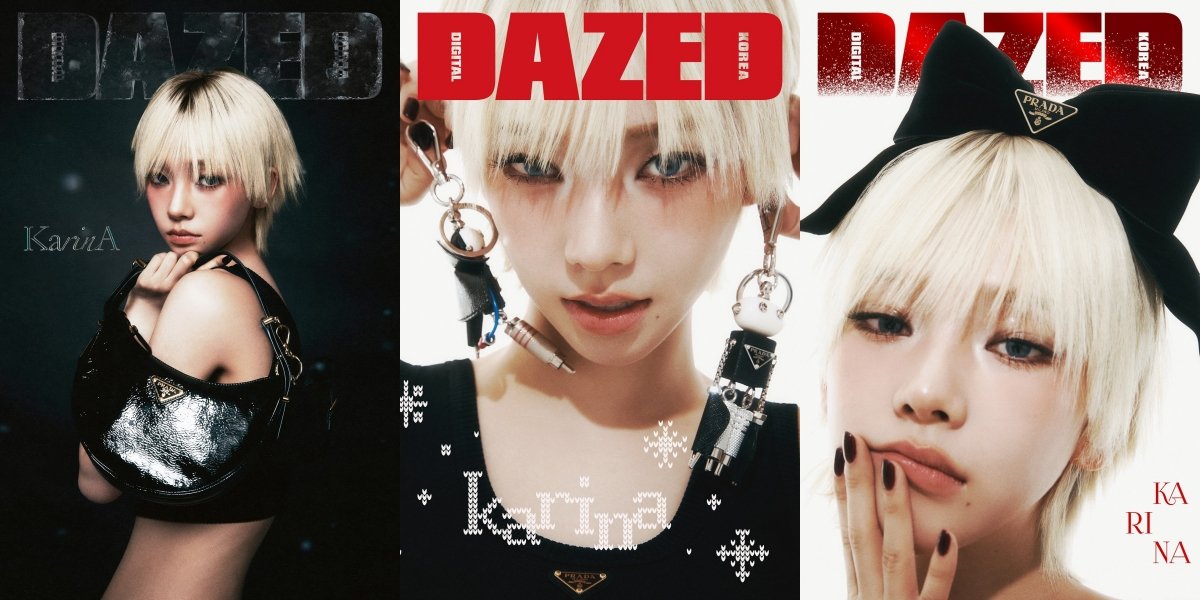 7 Photos of Karina aespa in the Latest Photoshoot with Dazed Korea, Flawless Visuals Like AI - The Bowl Cut Hair Draws Attention